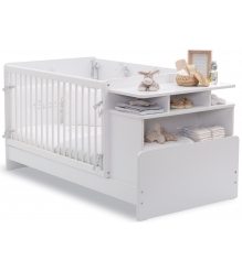 Кровать трансформер с полками Cilek Baby Cotton