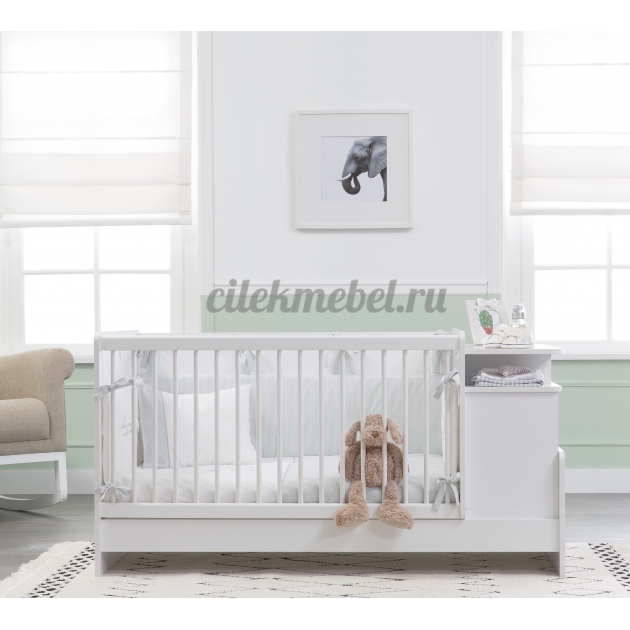 Кровать трансформер с полками Cilek Baby Cotton