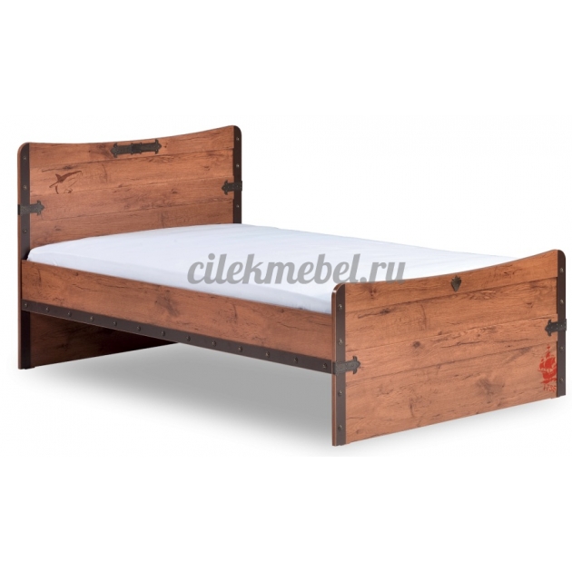 Детская кровать Cilek Black Pirate 120 на 200 см