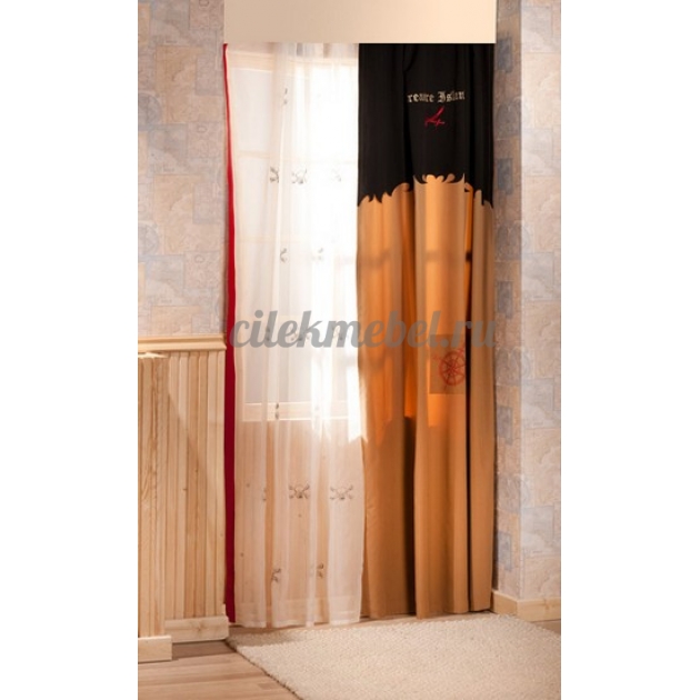 Детский тюль Cilek Black Pirate 140 на 260 см