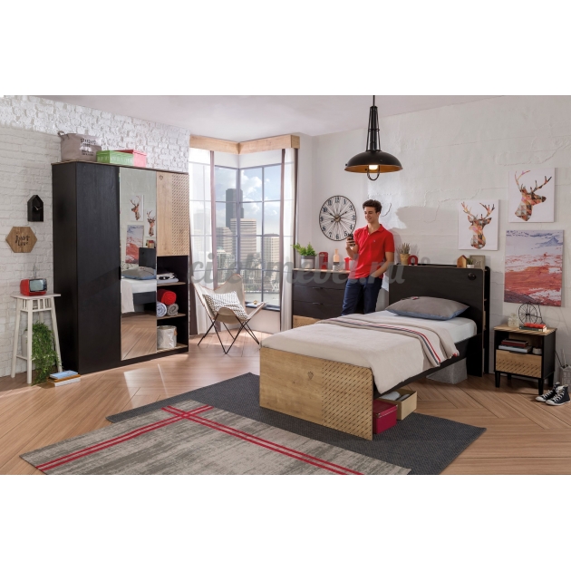 Кровать Cilek Black 200 на 100 см
