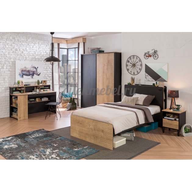 Кровать Cilek Black 200 на 120 см