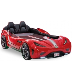 Кровать машина Cilek GTS красная