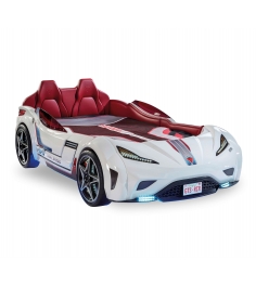 Кровать машина Cilek GTS белая