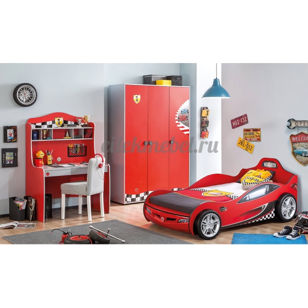 Кровать машина Cilek Coupe красная