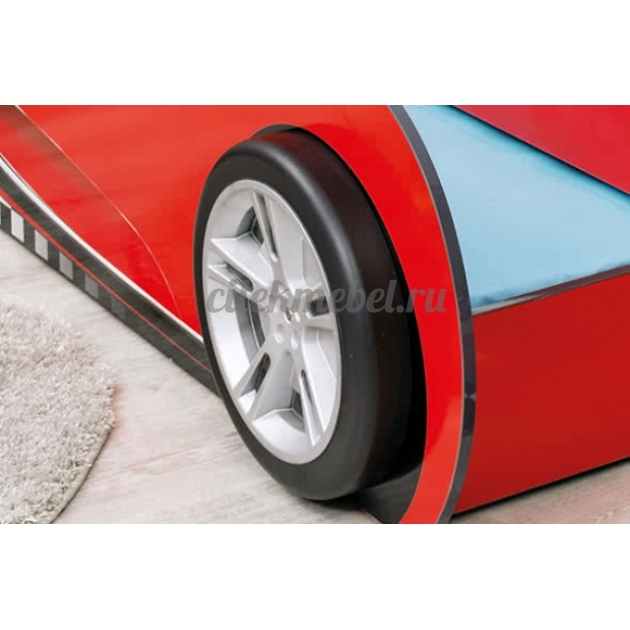 Cilek Coupe красная с выдвижным спальным местом