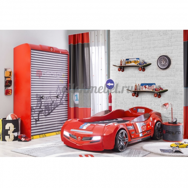 Трехстворчатый шкаф Cilek Champion Racer