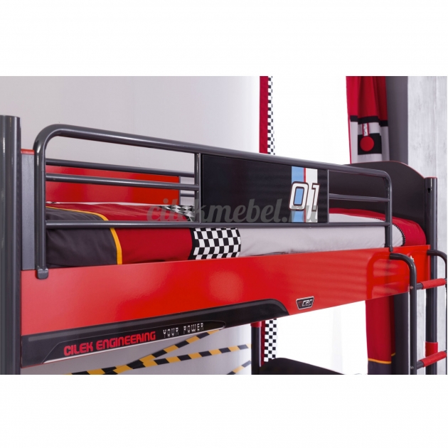 Двухъярусная кровать Cilek Champion Racer 200 на 90 см