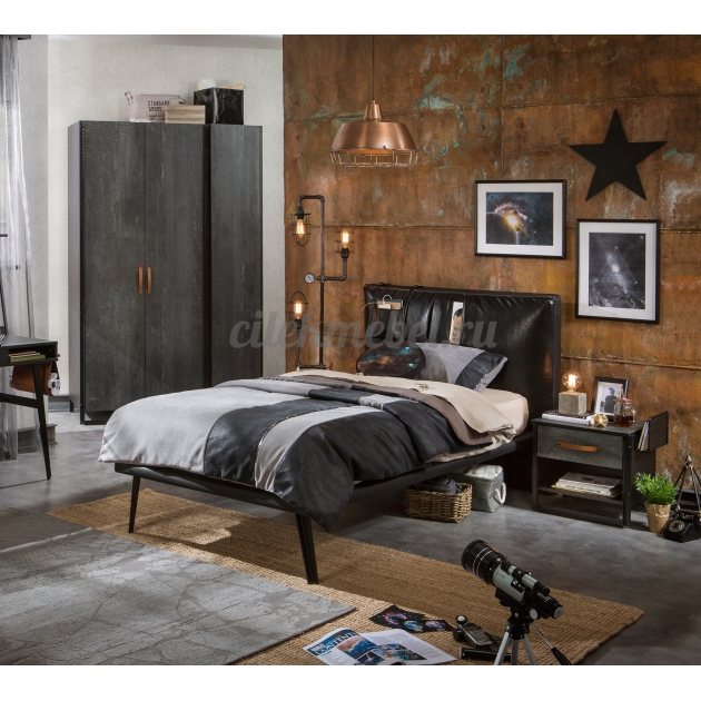 Кровать Cilek Dark Metal 200 на 120 см