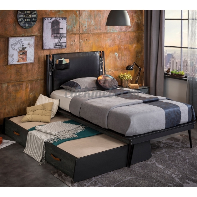 Кровать Cilek Dark Metal Line 200 на 120 см