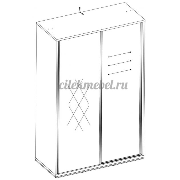 Шкаф купе Cilek Duo small