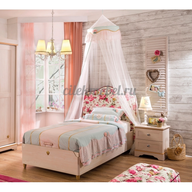 Кровать с подъемным механизмом Cilek Flora 200 на 100 см