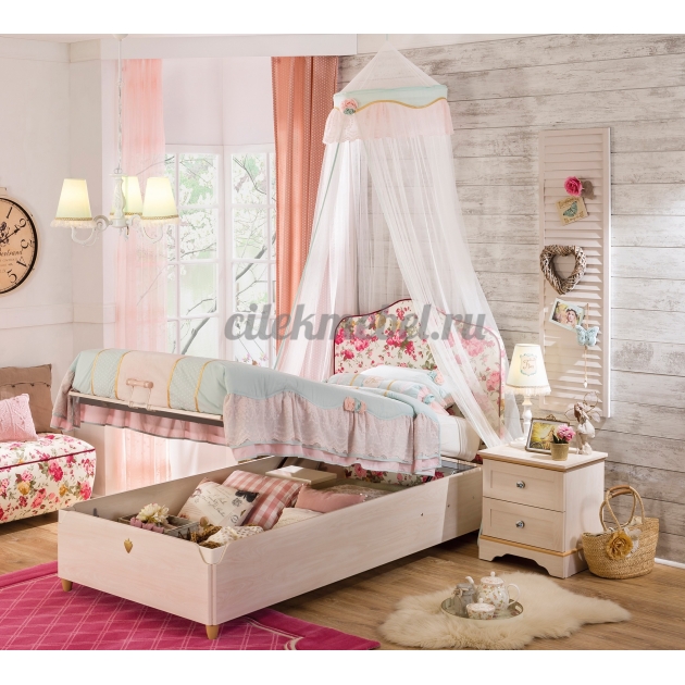 Кровать с подъемным механизмом Cilek Flora 200 на 100 см