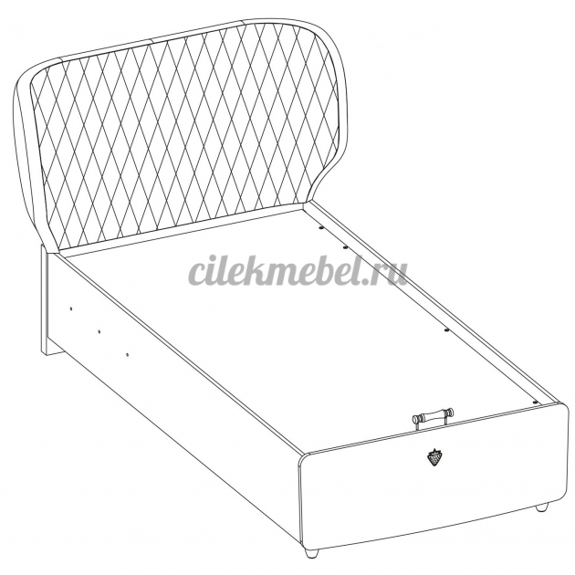 Кровать с подъемным механизмом Cilek Lofter