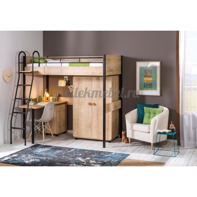 Кровать чердак Cilek Compact Mocha 190 на 90 см