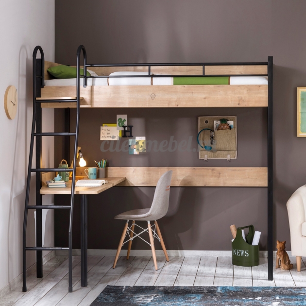 Кровать чердак Cilek Compact Mocha 190 на 90 см