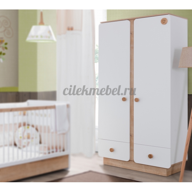 Двухстворчатый шкаф Cilek Natura Baby
