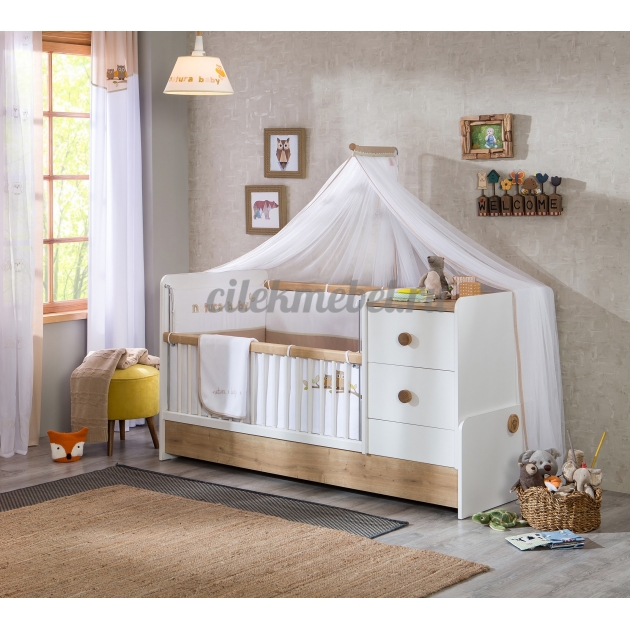 Кроватка трансформер Cilek Natura Baby St