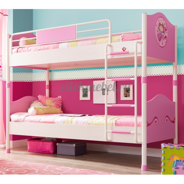 Двухъярусная кровать Cilek Princess 200 на 90 см