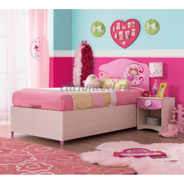 Кровать с подъемным механизмом Cilek Princess Sl 190 на 90 см