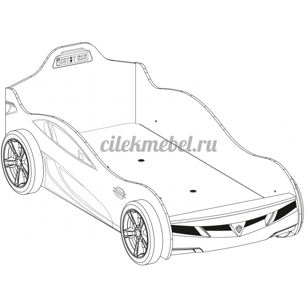 Кровать машина Cilek Racecup 190 на 90 см