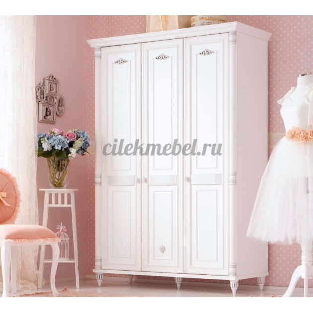 Трехстворчатый шкаф Cilek Romantic