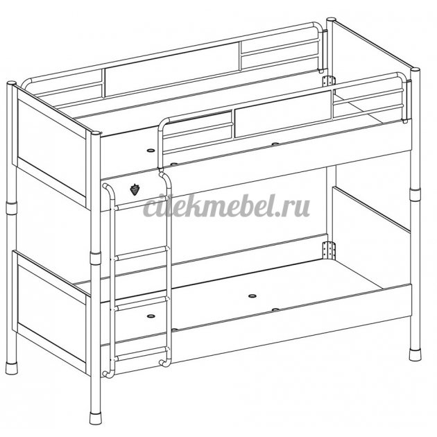 Двухъярусная кровать Cilek Royal 200 на 90 см