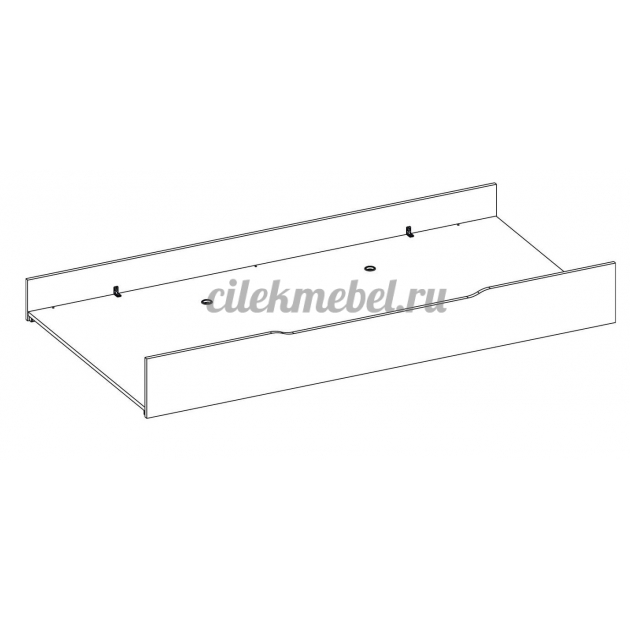 Выдвижное кровать Cilek Rustic White 200 на 100