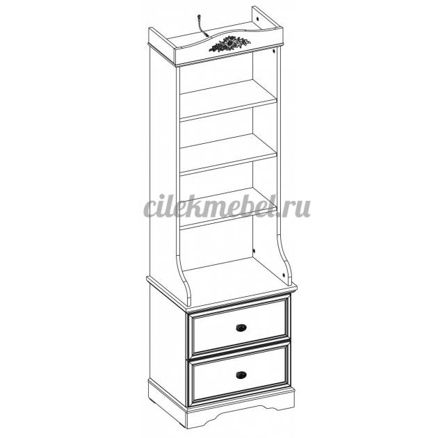 Стеллаж книжный Cilek Rustic White