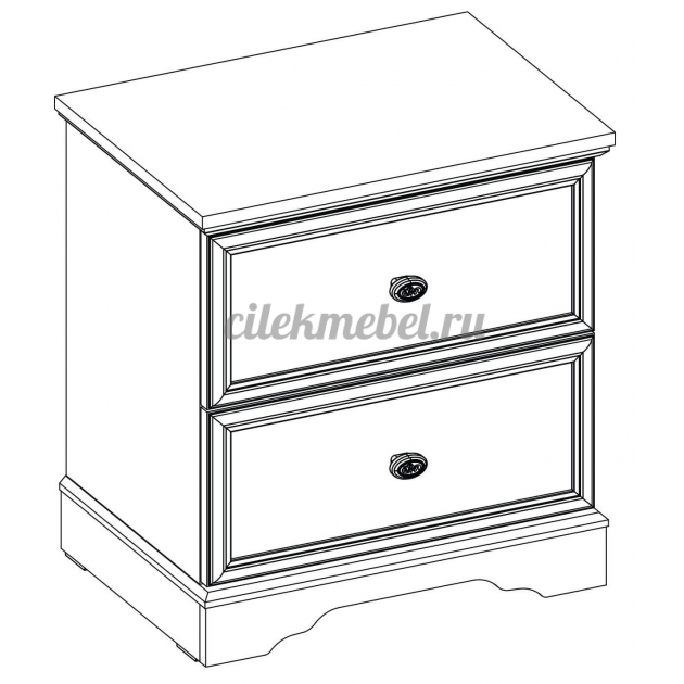 Тумбочка Cilek Rustic White
