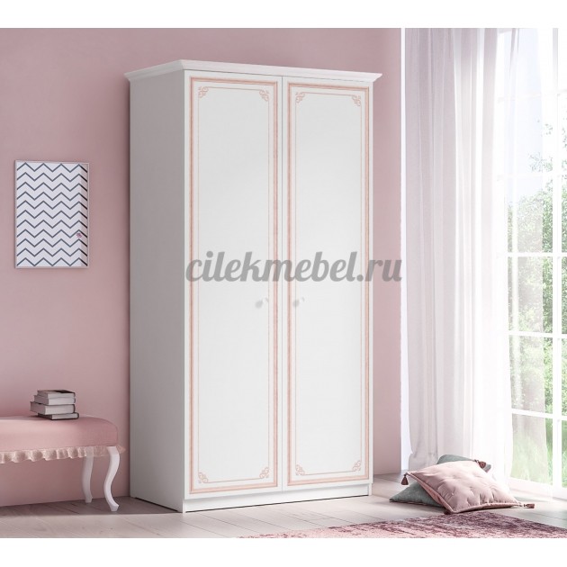 Двухстворчатый шкаф Cilek Selena Pink