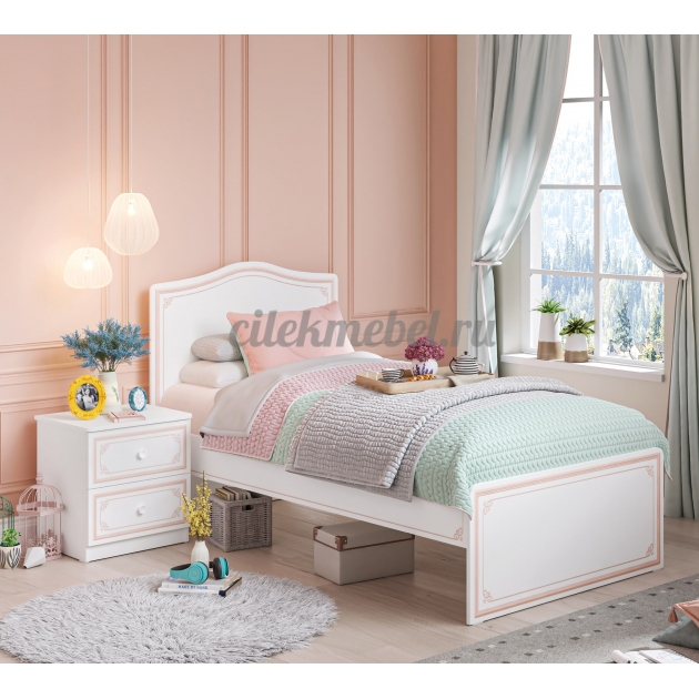 Кровать Cilek Selena Pink 200 на 90