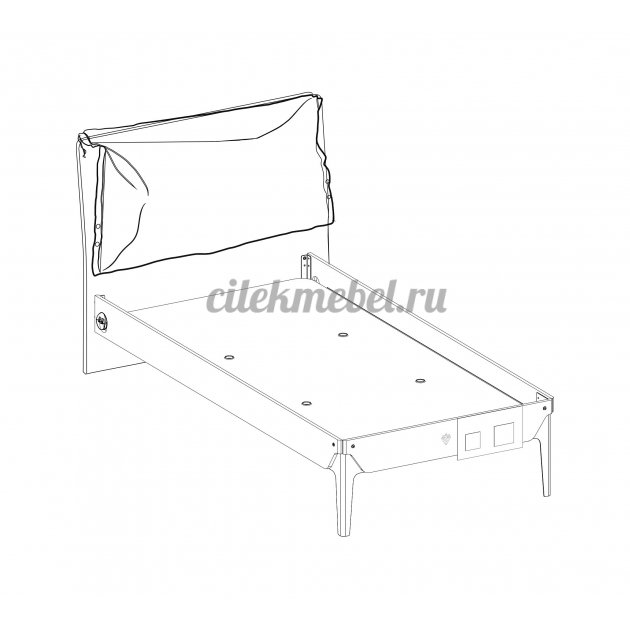 Кровать XL Cilek Trio 200 на 120 см