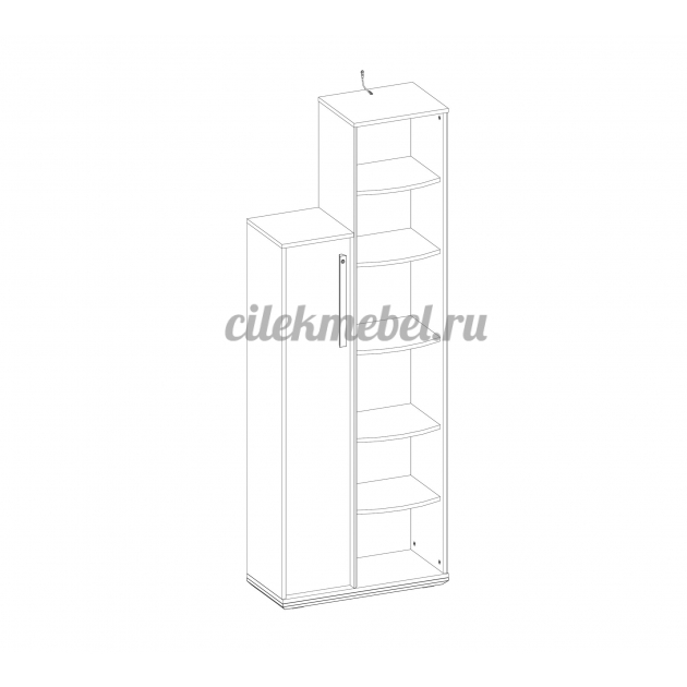 Стеллаж Cilek Trio книжный