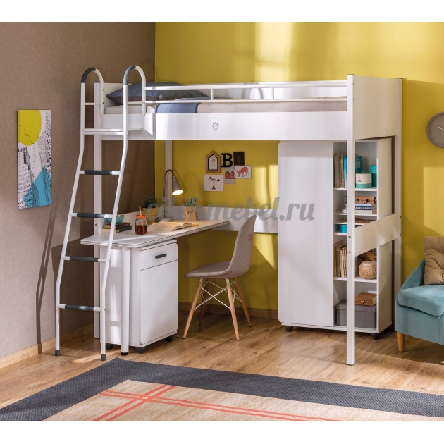 Кровать чердак Cilek Compact White 190 на 90 см