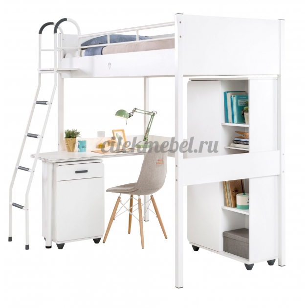 Кровать чердак Cilek Compact White 190 на 90 см