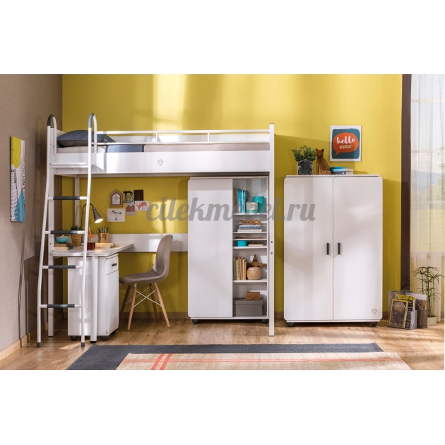 Кровать чердак Cilek Compact White 190 на 90 см