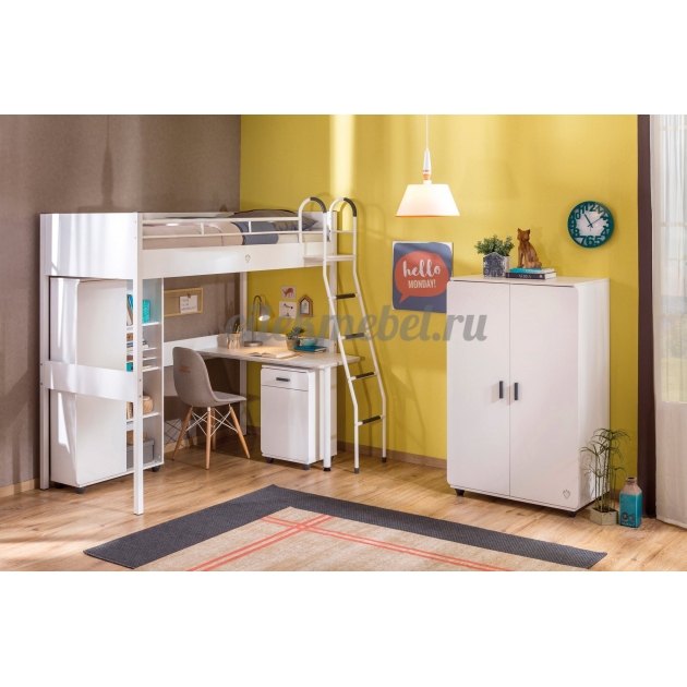 Кровать чердак Cilek Compact White 190 на 90 см