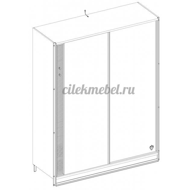 Шкаф купе Cilek Wood Metal