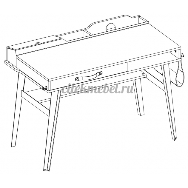 Стол письменный малый Cilek Wood Metal